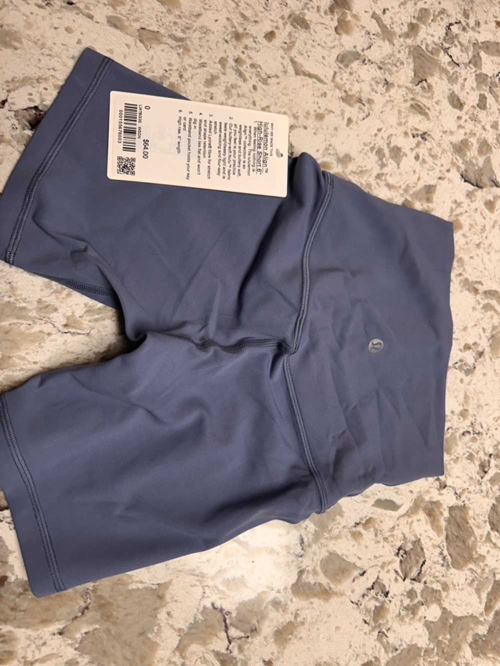 lululemon athletica High-Rise Bike Shorts - 6”Slate Blue - Picture 4 of 4